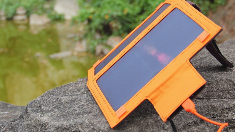 iClever 8000mAh Battery/12W Solar Panel, $49 with code ICSOLAR7